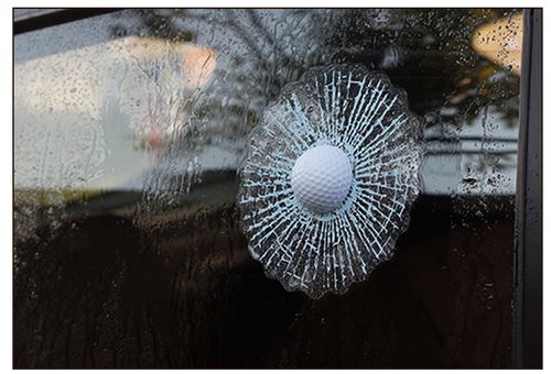 汽车贴纸3d立体贴个性创意车身贴划痕遮挡网球装饰用品玻璃贴通用